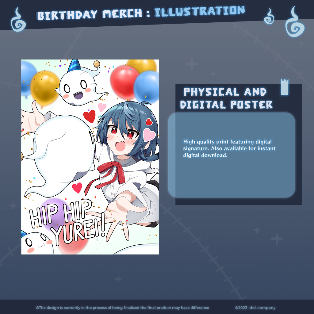Yuko Yurei Birthday Merch