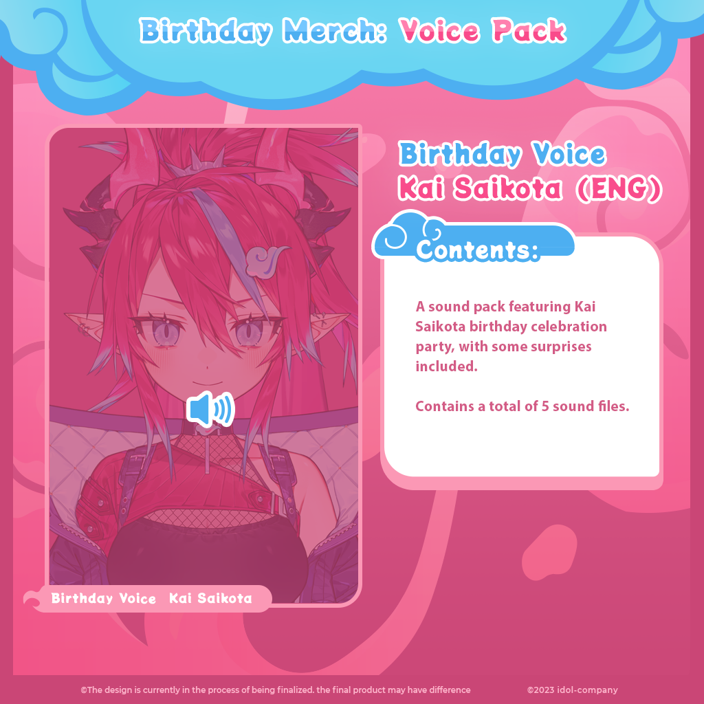 Kai Saikota Birthday Merch