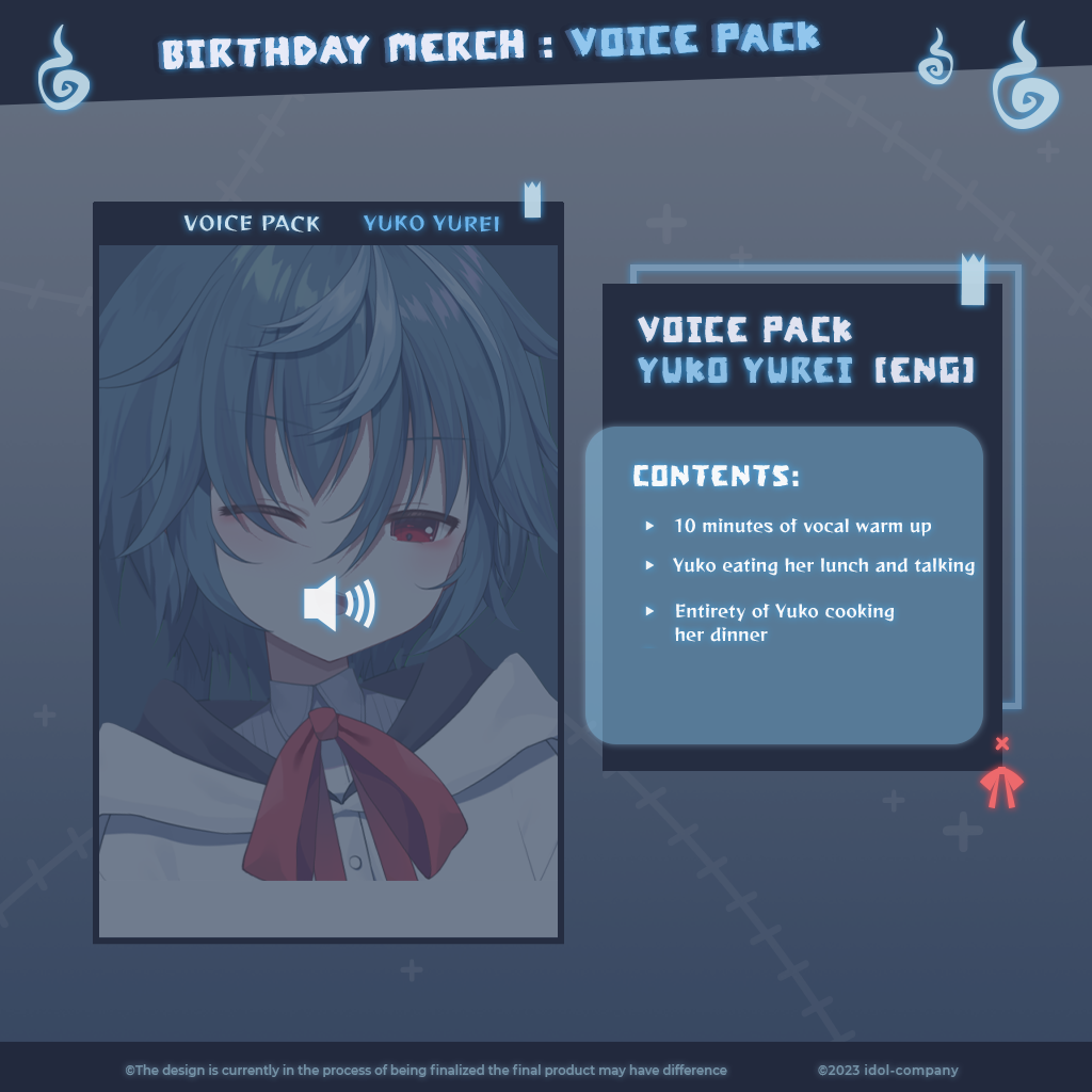 Yuko Yurei Birthday Merch