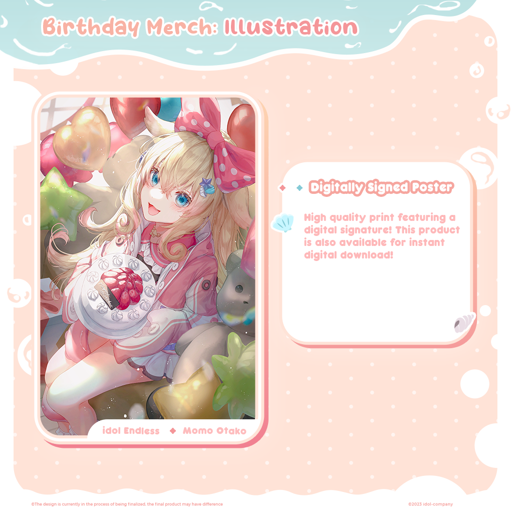 Momo Otako Birthday Merch