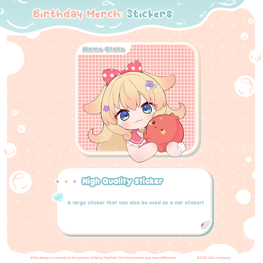 Momo Otako Birthday Merch