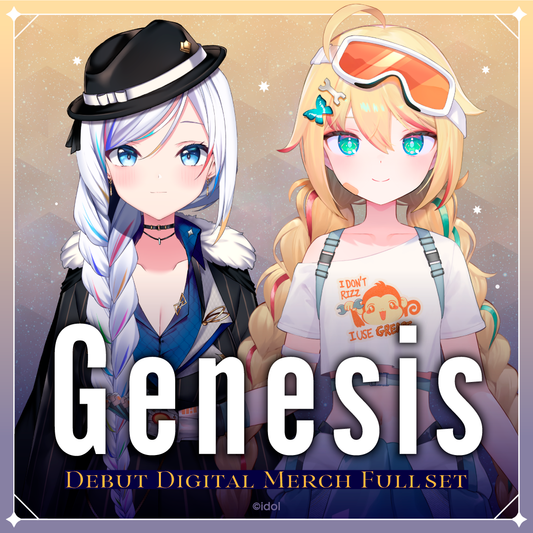 Paquete completo de mercancía digital del debut de Génesis
